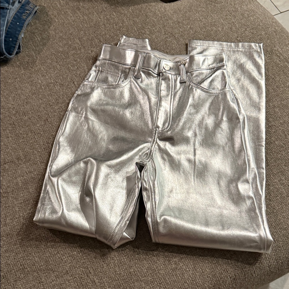 Abercrombie & Fitch Silver High Rise Jeans